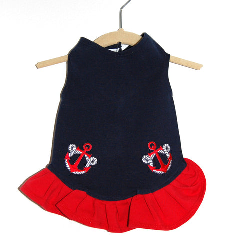 104D Daisy & Lucy Anchors Away Flounce Dress