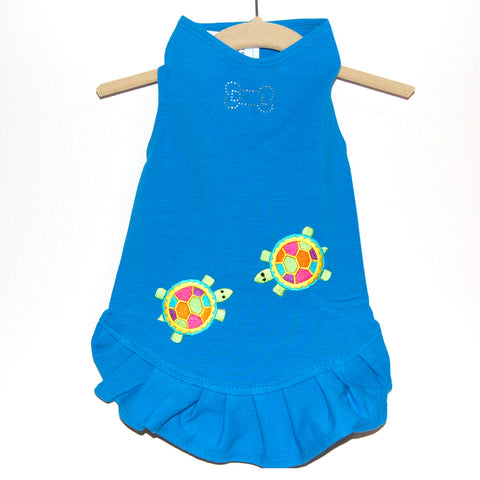 302D Daisy & Lucy Talking Turtles Flounce Dress