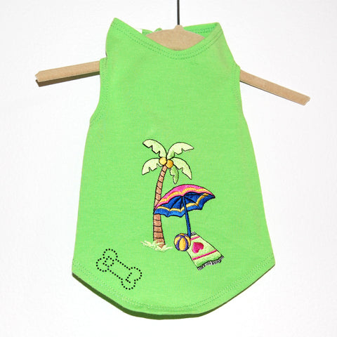 304T Daisy & Lucy Beach Scene Tank