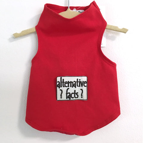 350T Daisy & Lucy Alternative Facts Dog Tank
