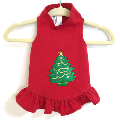 322D Daisy & Lucy Christmas Tree Flounce Dress