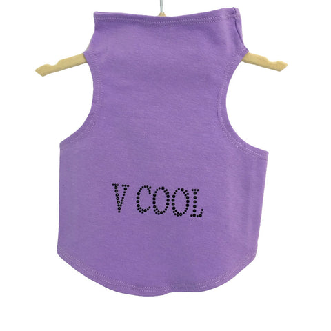 362T Daisy & Lucy Studded Vcool Pup Tank