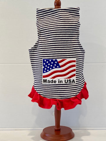 Made in USA Stripe Dress by Daisy and Lucy